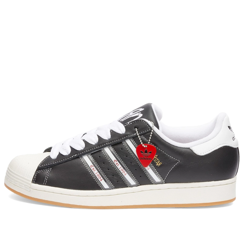 Adidas Originals Men's x Korn Superstar Black/Translucent/Scarlet
